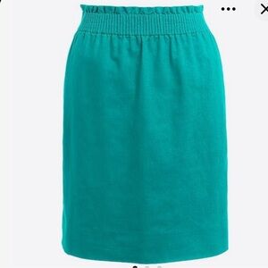 J. Crew Elegant Teal Skirt Size 2